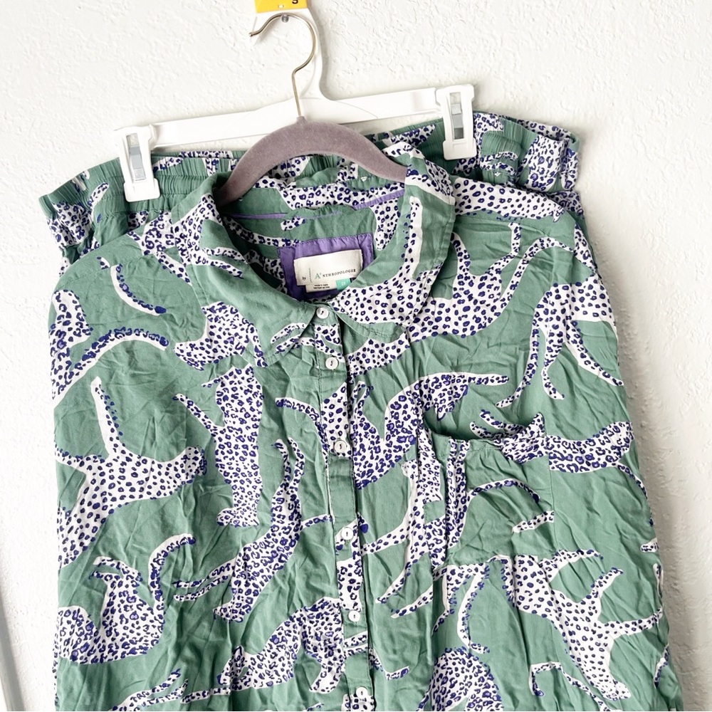 Anthropologie Pajamas Women's 2X A+ Sweet Dreams Sleep Set Leopard Print - Picture 2 of 14